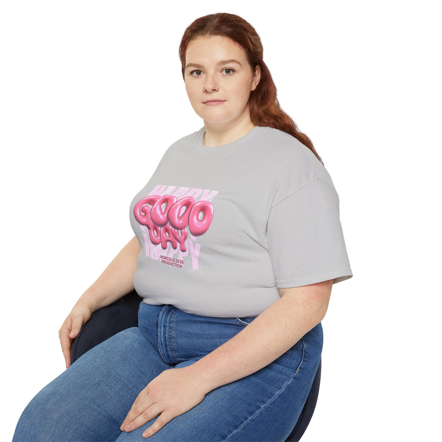 Good Day Pink Balloon Graphic Tee