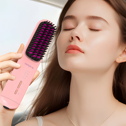 2 In 1 Woman Hair Straightener Comb
