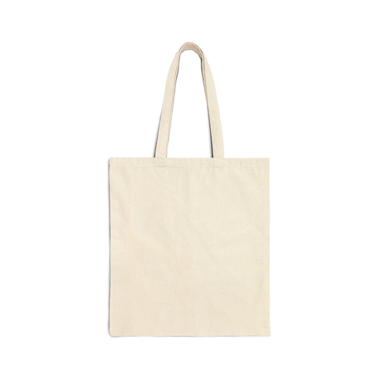 Tote Bag — Pink "Blah Blah Blah" Heart Graphic Cotton Canvas Tote