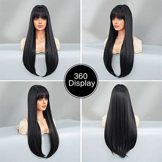 Stylish Synthetic Wig With Straight Hair