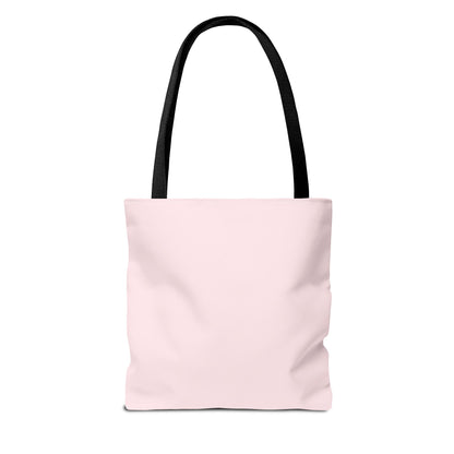 Spa Day Tote Bag – Pink Skincare Girl with Cucumber Eyes