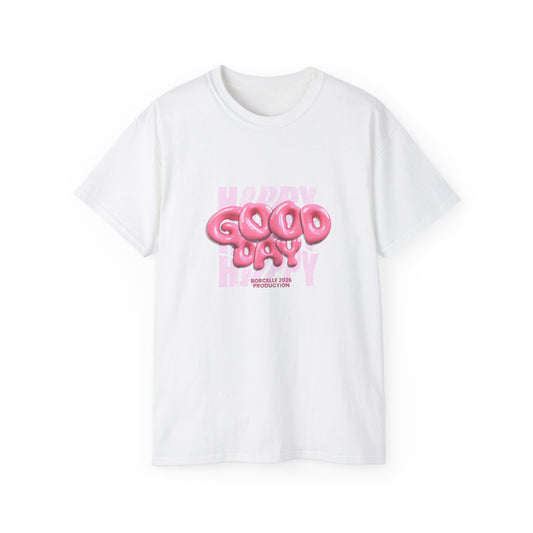 Good Day Pink Balloon Graphic Tee