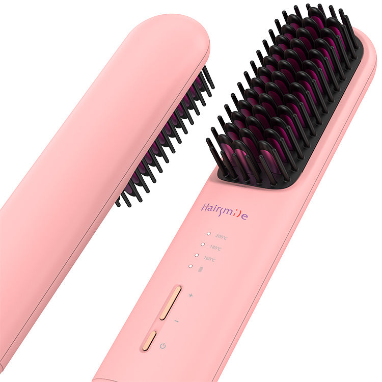2 In 1 Woman Hair Straightener Comb
